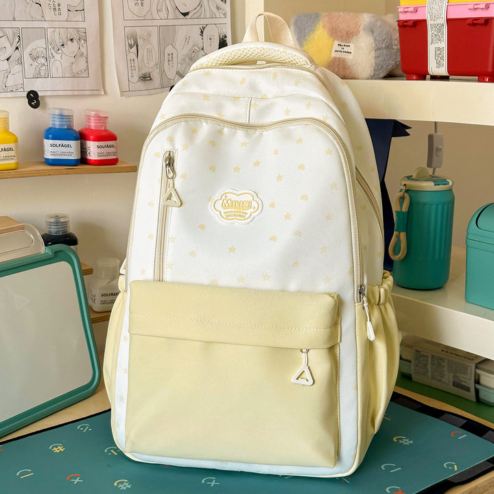 Star Print Casual Backpack Stornfield