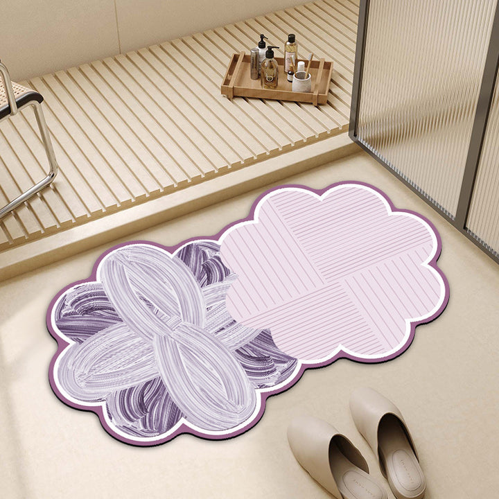 Decorative Cloud-Shaped Bath Mat Stornfield