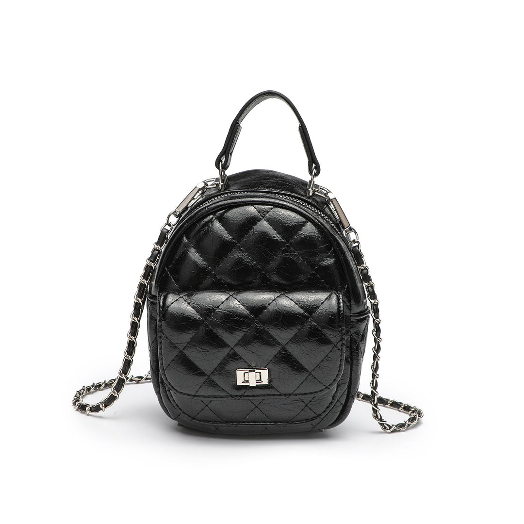 Quilted Metallic Mini Backpack Stornfield