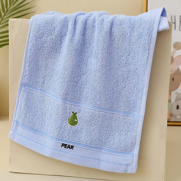 Ladies cotton towel with fresh pear motif Stornfield