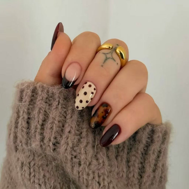 Trendy Multi-Patterned Nail Art Set
