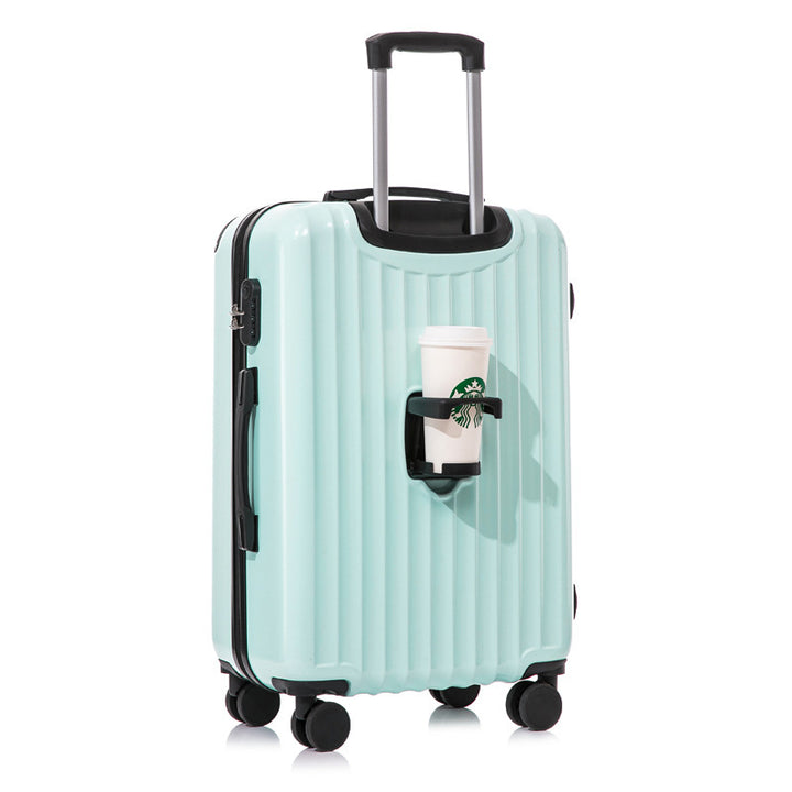 Unisex Innovative Hard-Shell Spinner Luggage with Integrated Cup Holder Stornfield