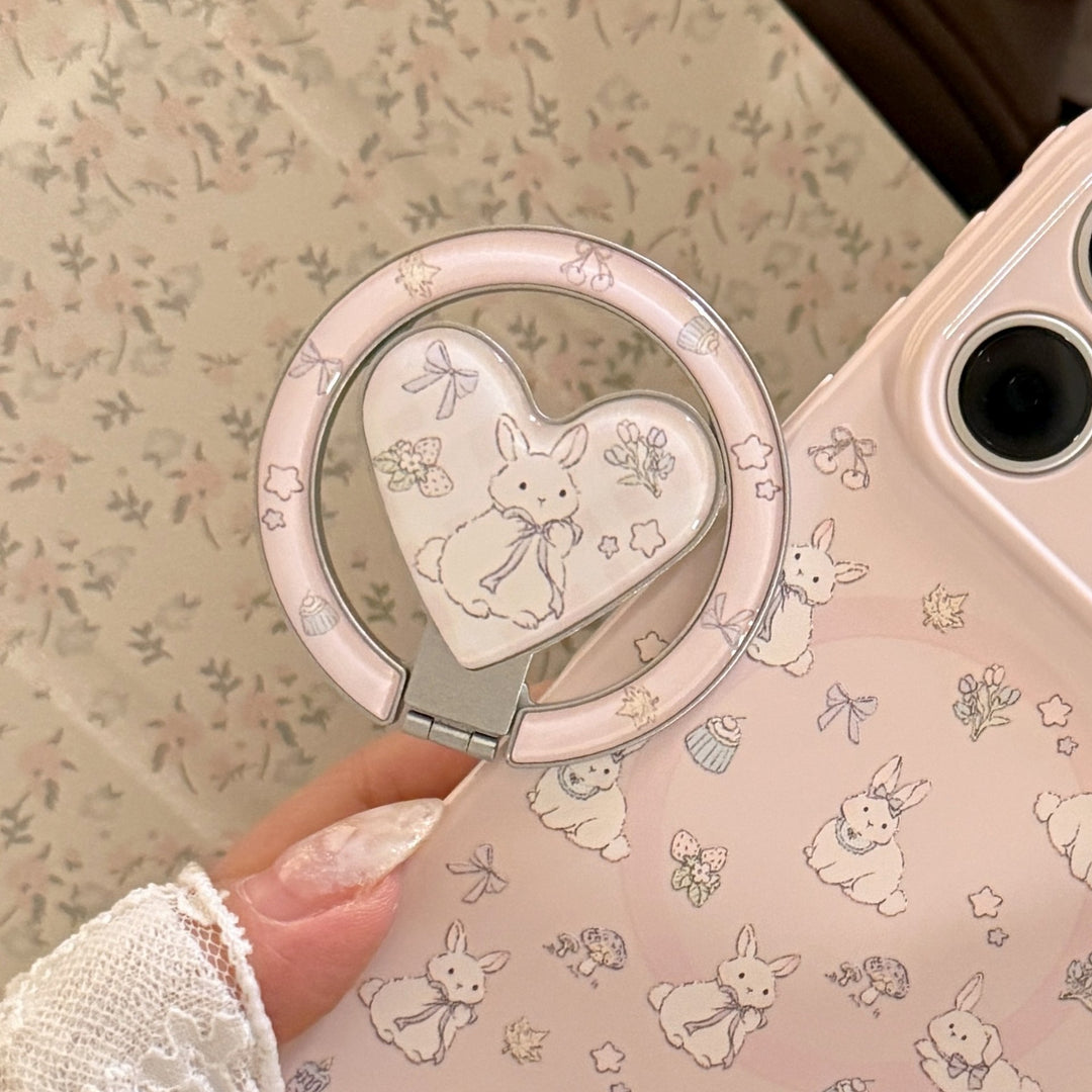 Playful smartphone finger holder with heart design Stornfield