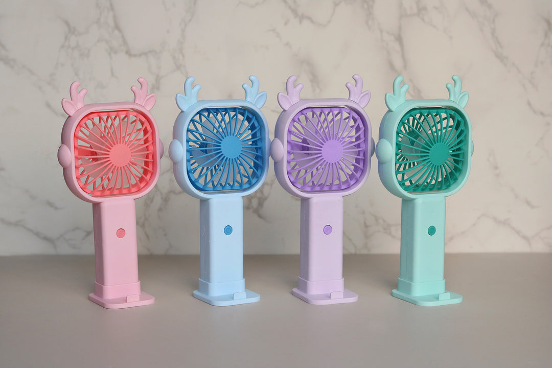 Unisex Portable Mini Fan with Ergonomic Design and Animal Ears Stornfield