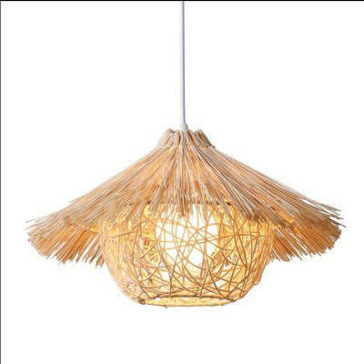 Organic Woven Pendant Light