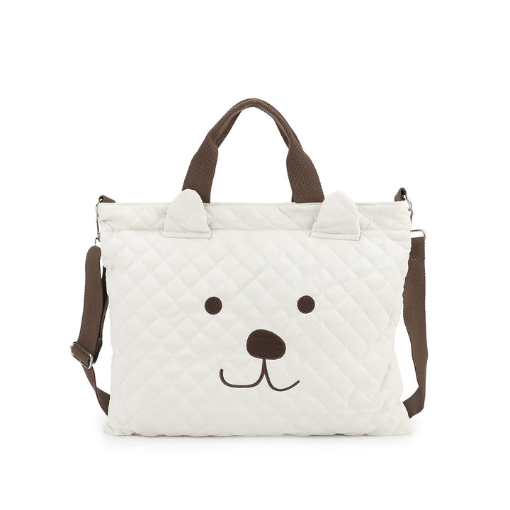 Quirliger Animal Motif Tote Bag Stornfield