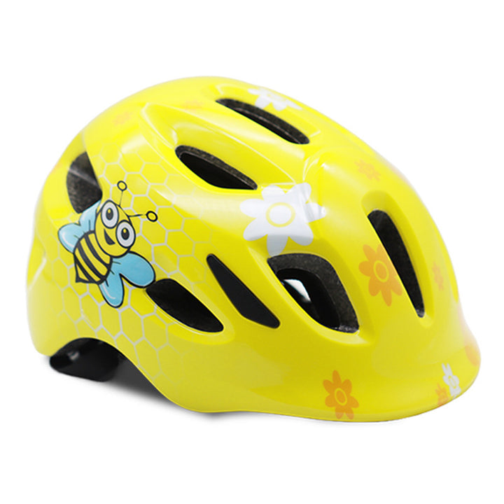 Kids Bicycle Helmet with Colorful Bee Design Stornfield