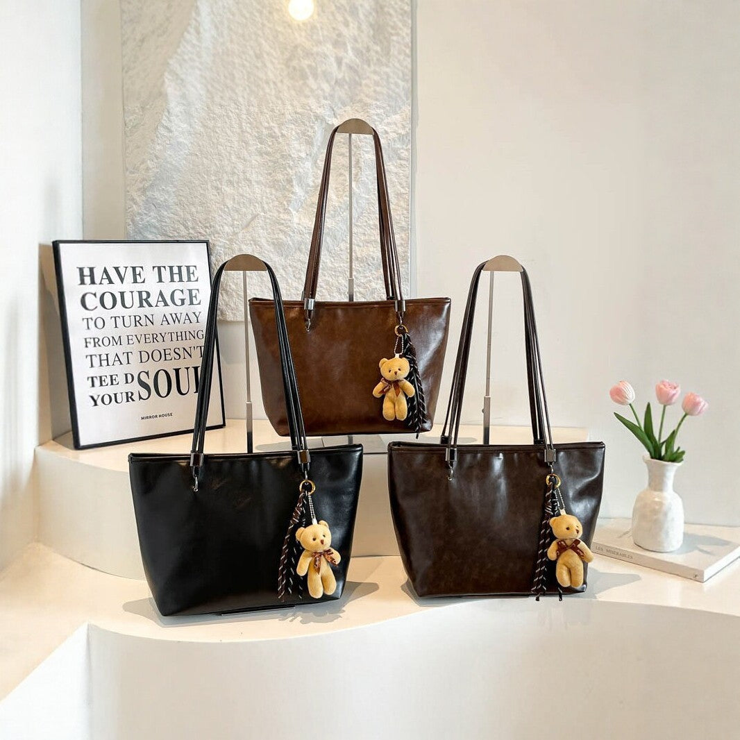 Versatile Everyday Vegan Leather Tote