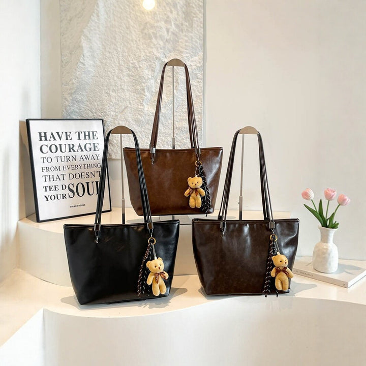 Versatile Everyday Vegan Leather Tote