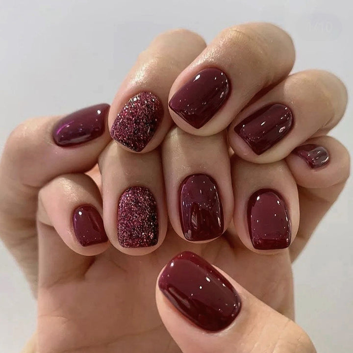 Glamorous Glitter Press-On Nail Set Stornfield