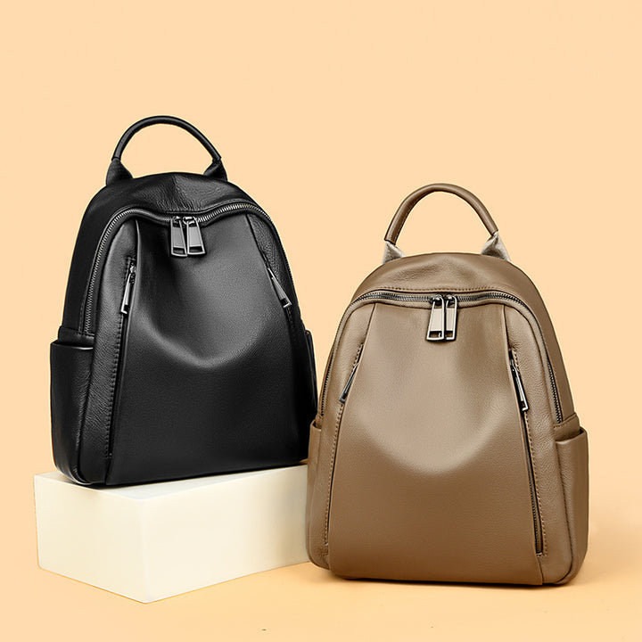 Premium Soft Leather Backpack Stornfield