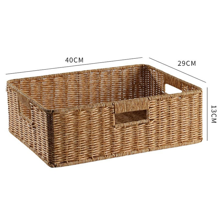 Handwoven Rectangular Storage Basket Stornfield