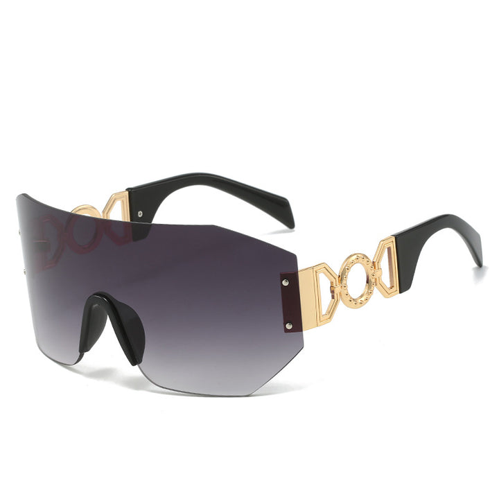 Fashion Statement Wide-Brim Shield Sunglasses Stornfield