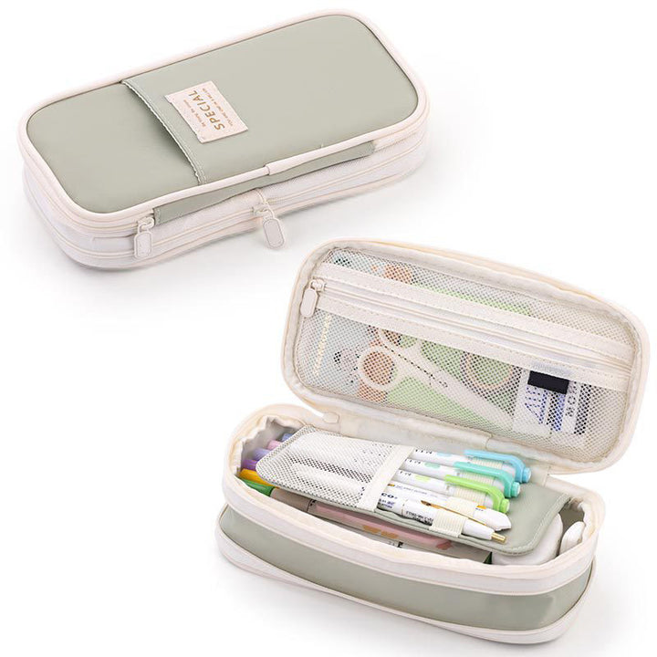 Multi-Compartment Travel Stationery Case