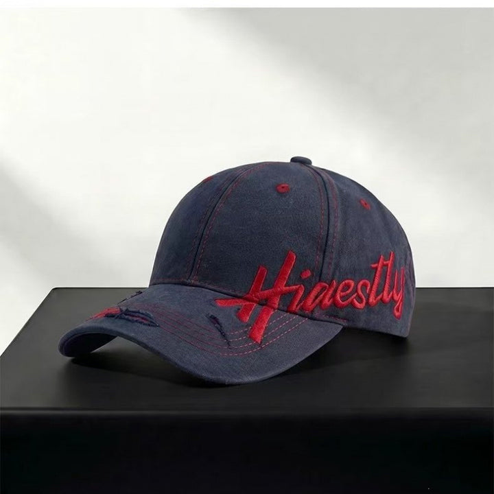 Women's Distressed Casual Graphic Baseball Cap Stornfield