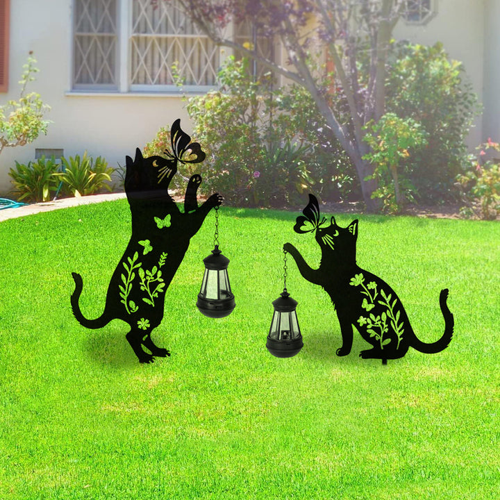 Decorative Hanging Watering Can Garden Stake Ornament With Simulated Cascading Spout Stornfield