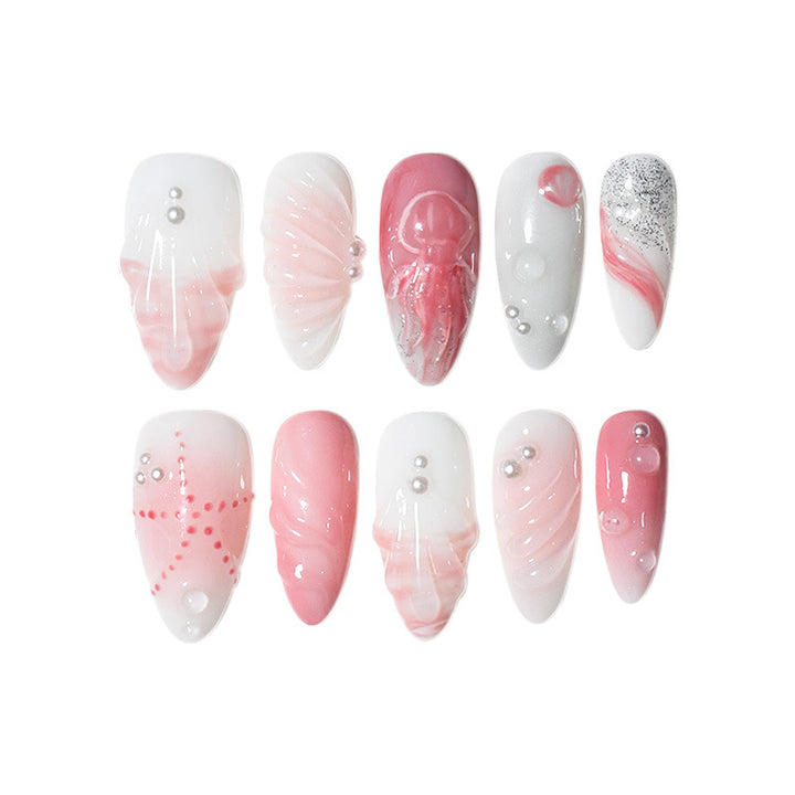 Artistic Decorative Press-On Nails Stornfield