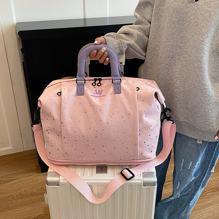 Stylish Star-Print Weekender Bag Stornfield