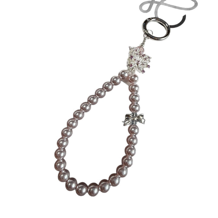 Elegant Pearl Keychain Holder Stornfield