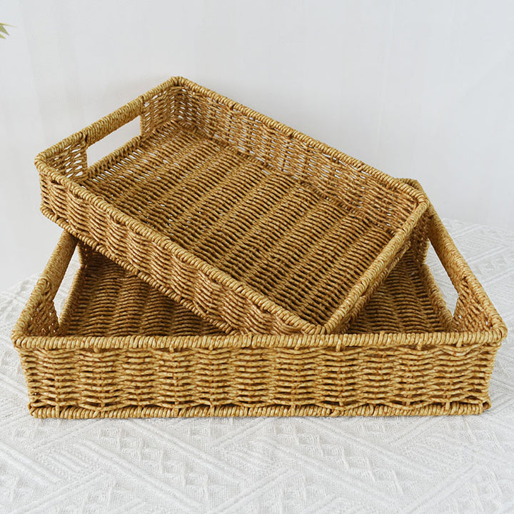 Handwoven Decorative Storage Tray Stornfield