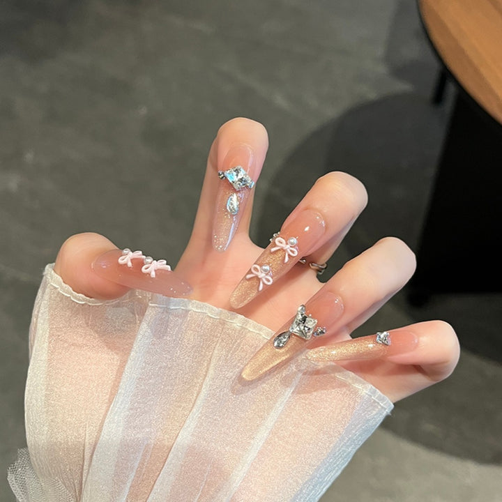 Stylish Stiletto Press-On Nail Extensions Stornfield