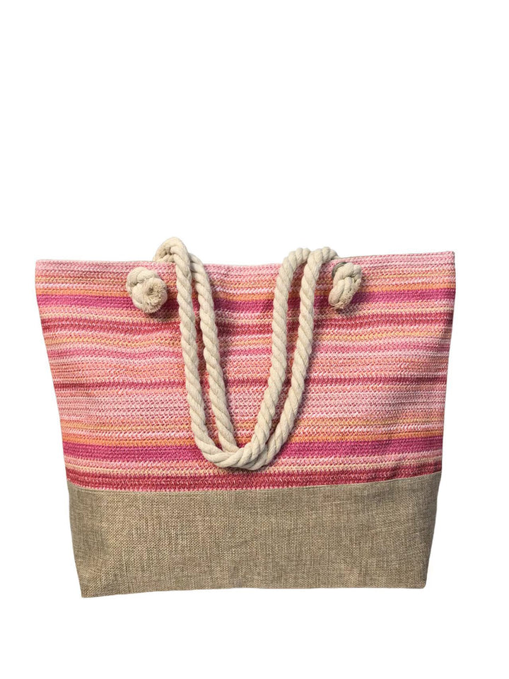 Large beach bag with braided handles Stornfield