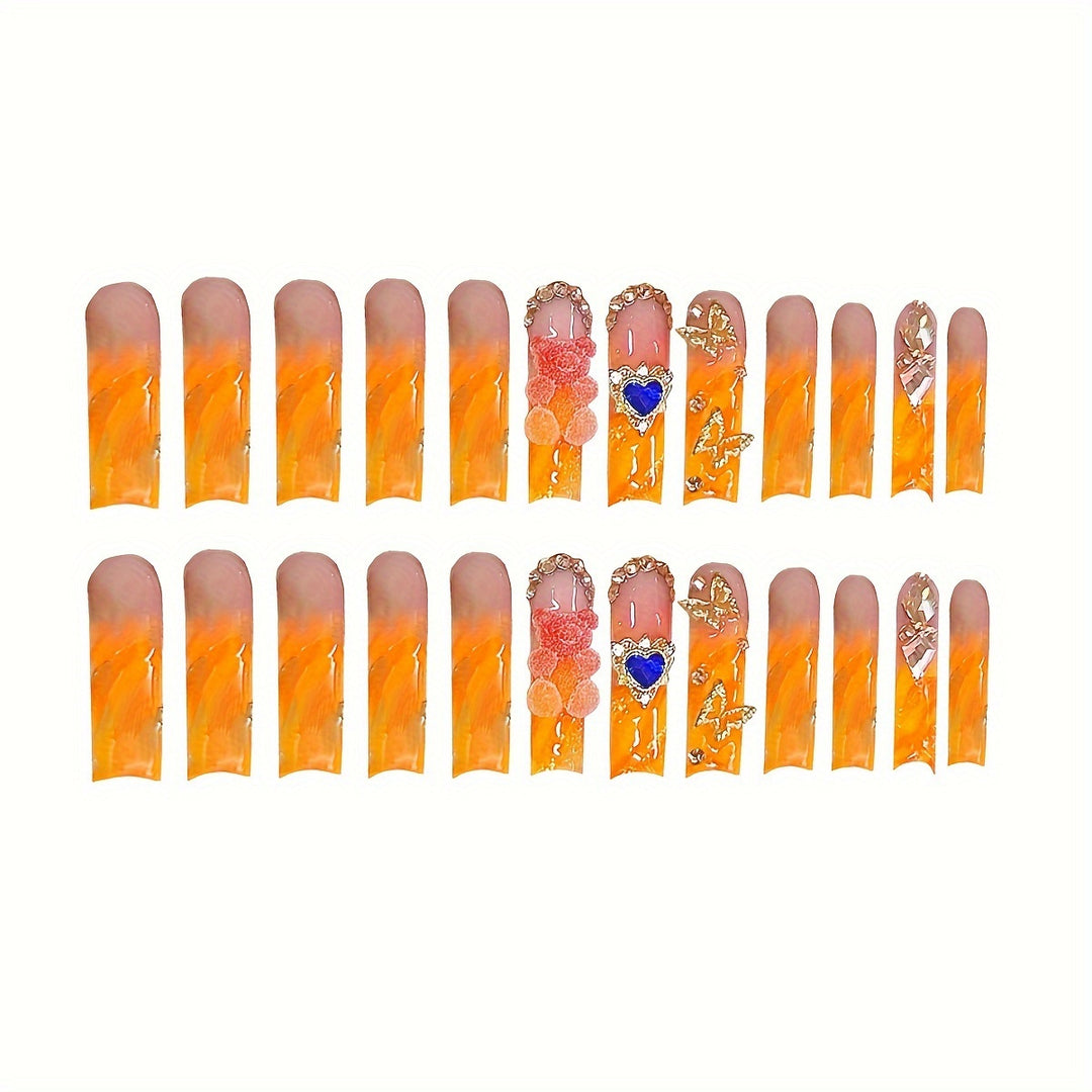 Artistic 3D Butterfly Nail Extensions Stornfield