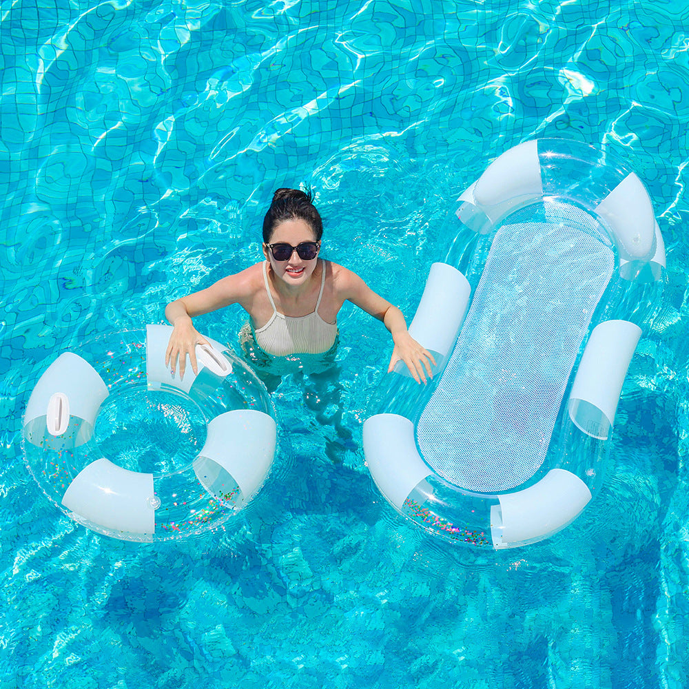 Women's Inflatable Relax Lounger with Mesh Surface Stornfield