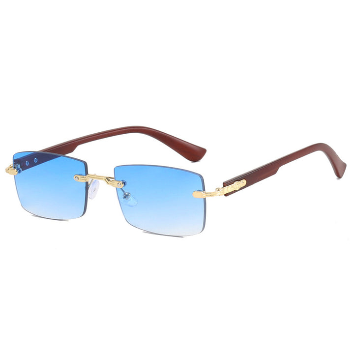 Ladies fashionable square sunglasses with exquisite gold frame Stornfield