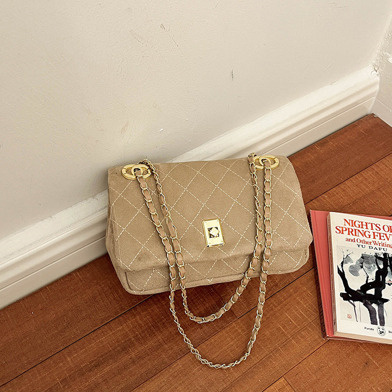 Quilted Velvet Evening Bag