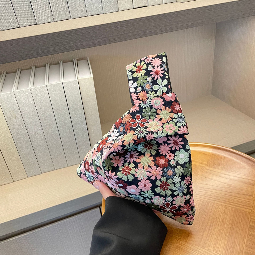 Stylish Floral-Printed Clutch