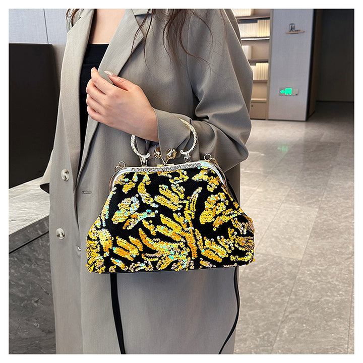 Elegant Sequined Evening Handbag