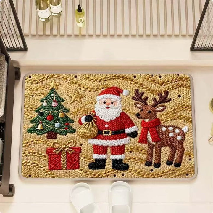 Christmas-Themed Decorative Mat