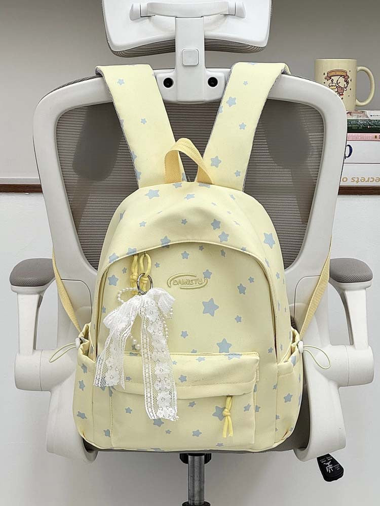 Star-Patterned Lightweight Backpack Stornfield