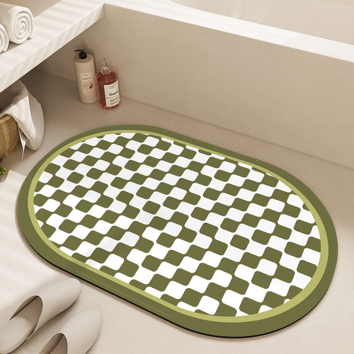 Decorative Non-Slip Bath Mat Stornfield