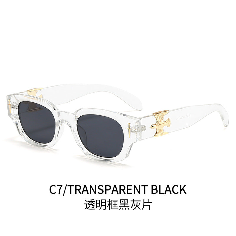 Women's fashionable sunglasses in exclusive tortoiseshell design with elegant metallic accents Stornfield