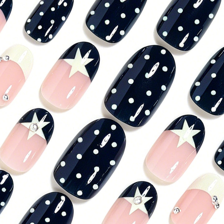 Artistic Press-On Nail Art Set Stornfield