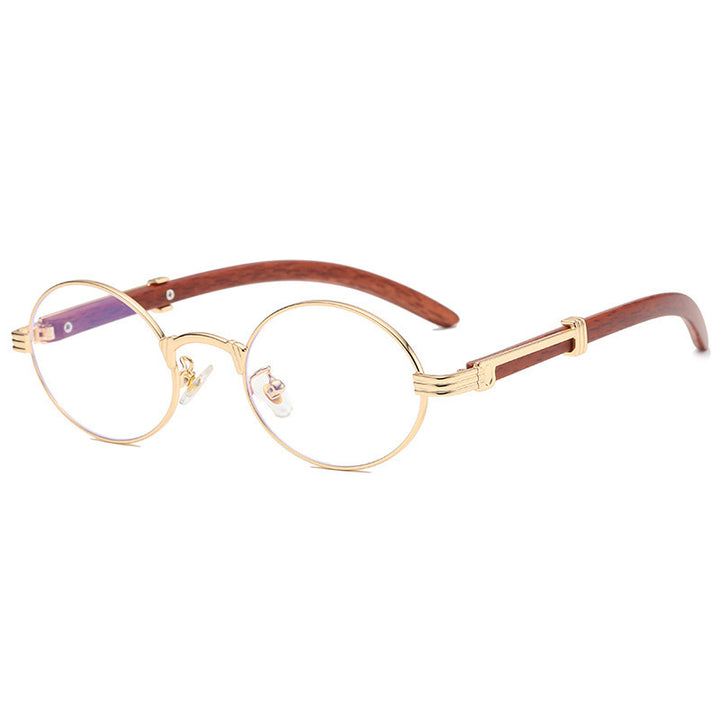 Elegant round sunglasses with high-quality metal frame Stornfield