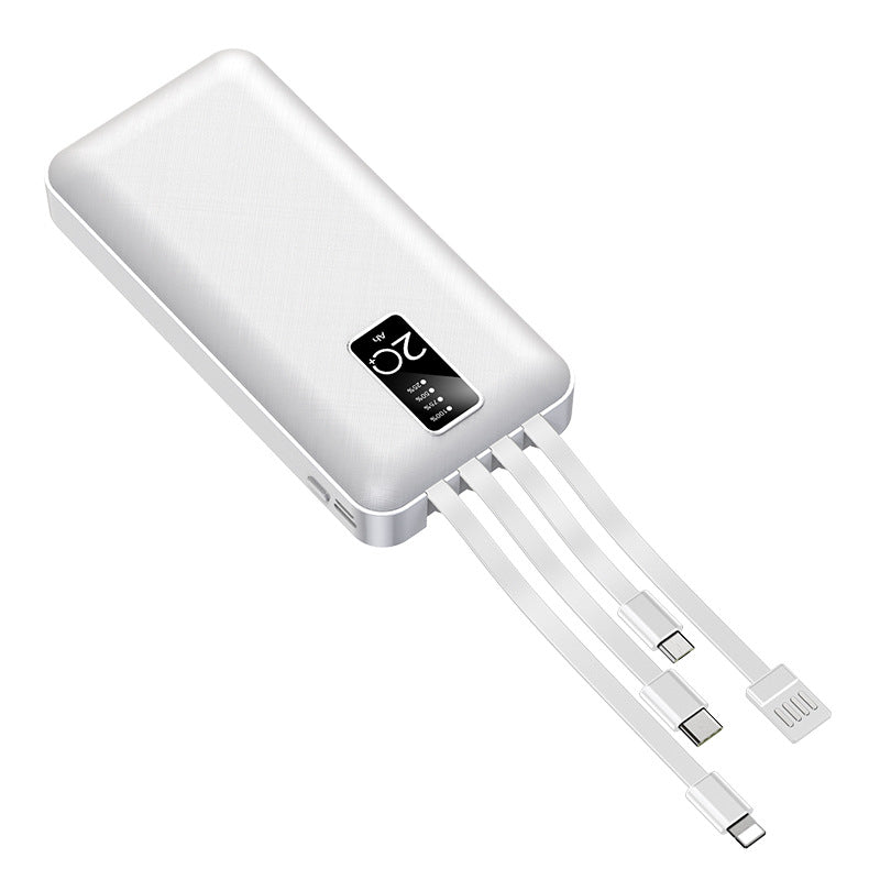 Powerful power bank with integrated multi-cable Stornfield