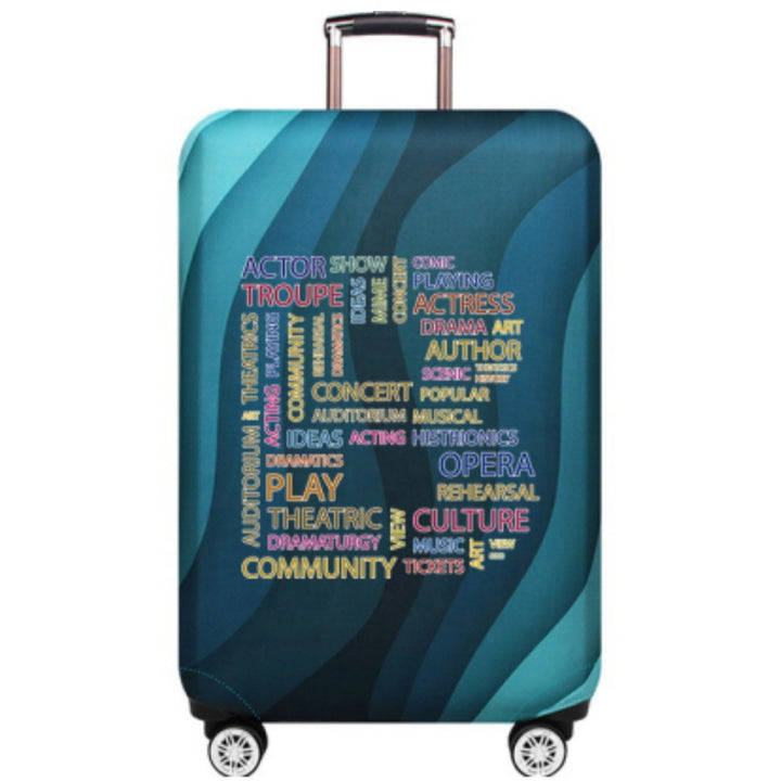 Unisex Hard Shell Suitcase with Creative Cultural Design Stornfield