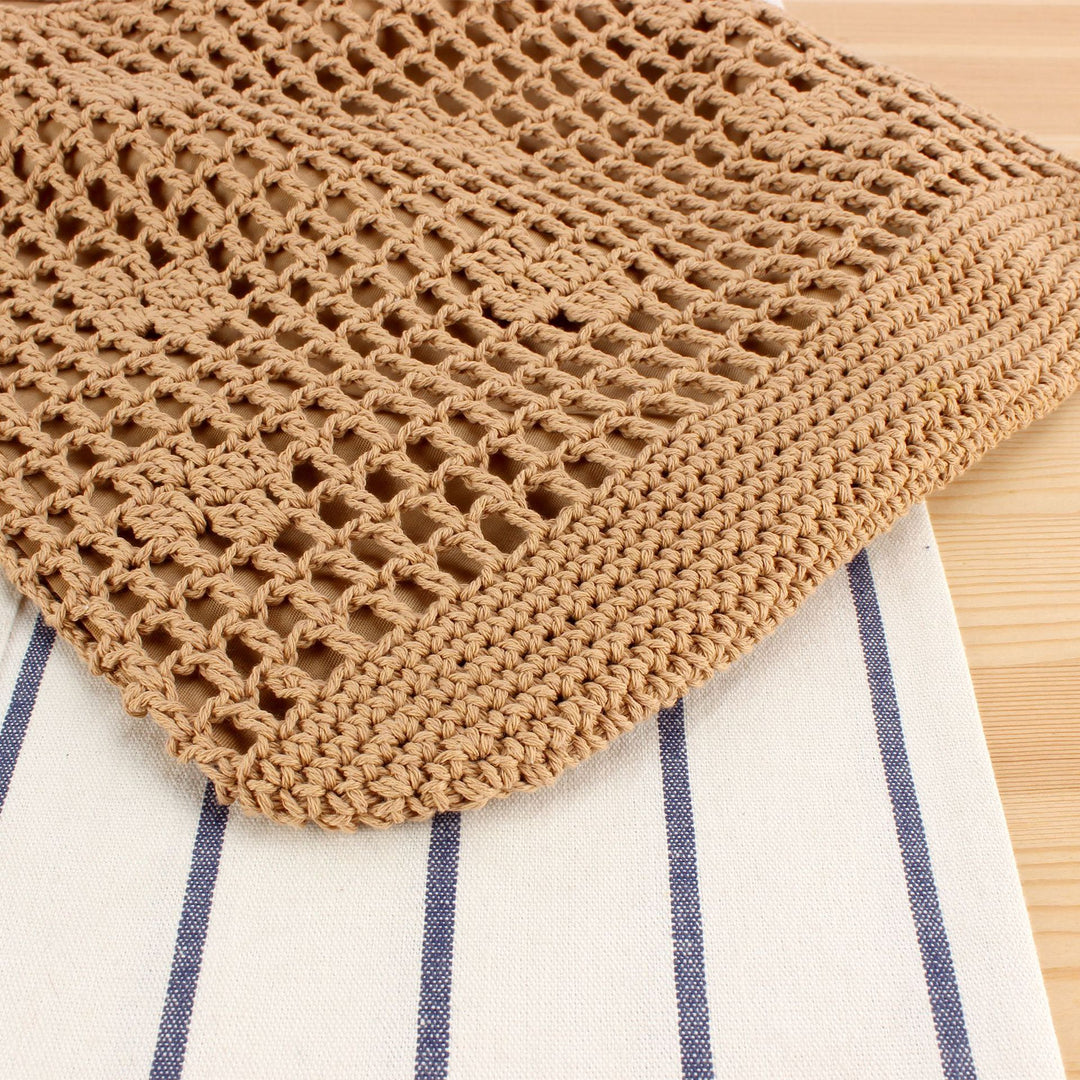 Handbag Made of Handwoven Natural Material Stornfield
