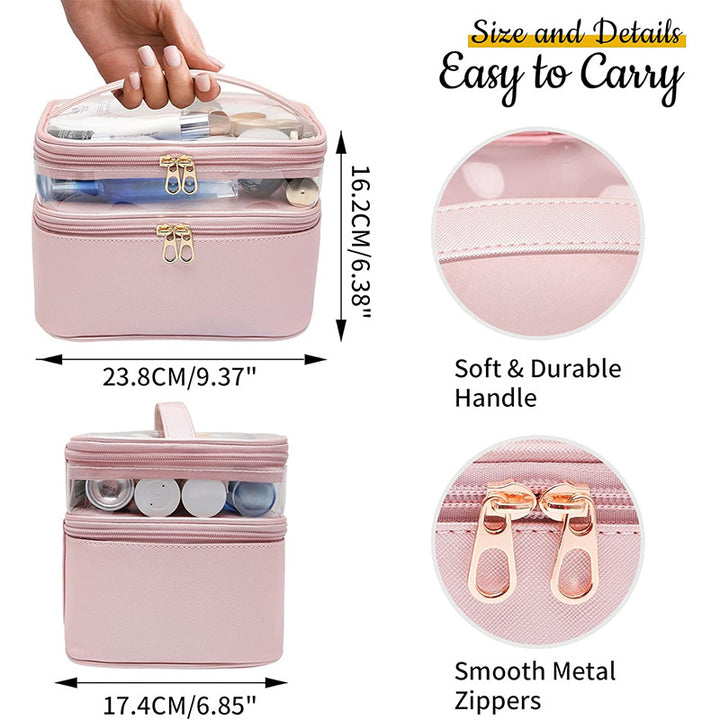 Cosmetic Organizer with Double Compartment Stornfield