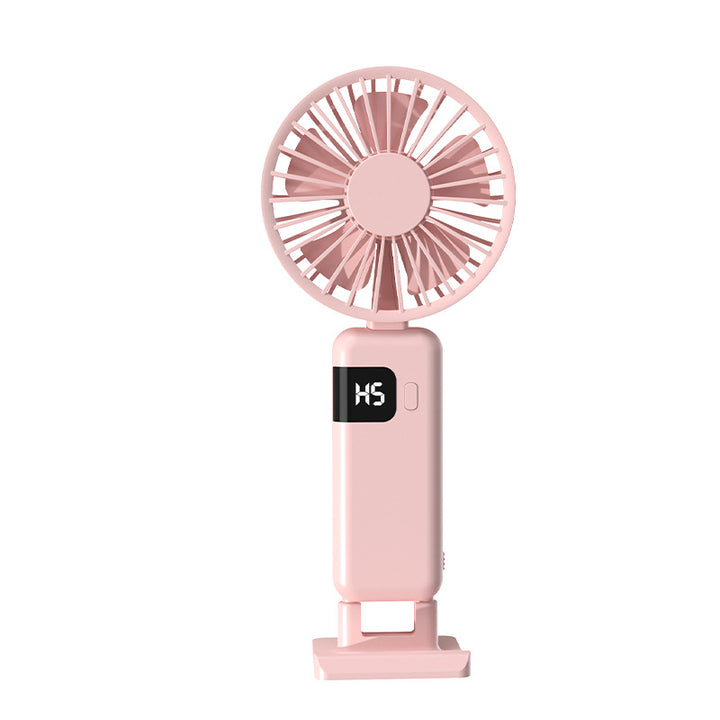 Women’s Portable Handheld Fan with LED Display Stornfield