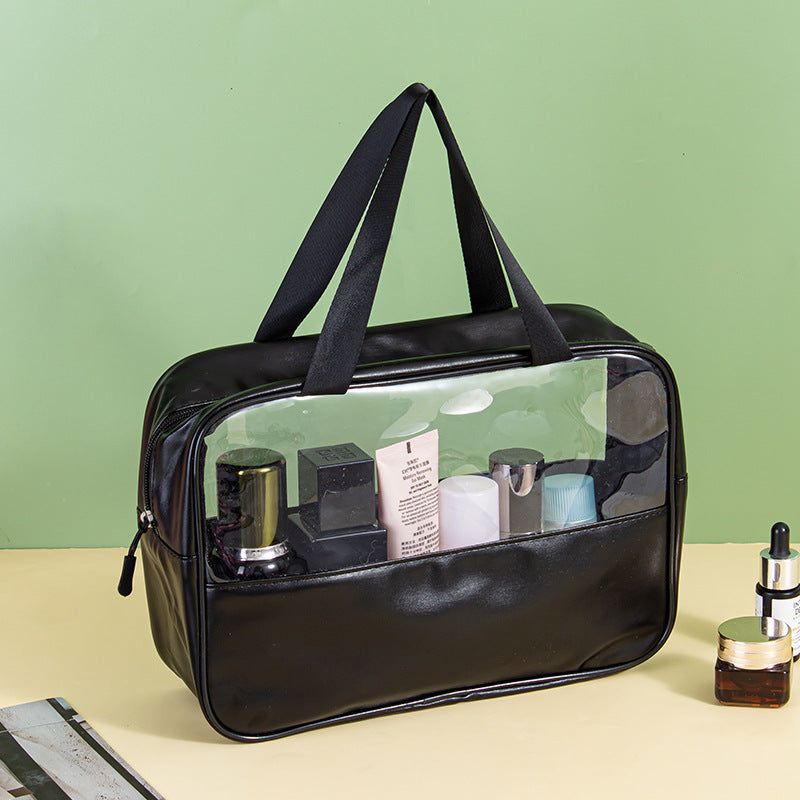 Cosmetic bag with transparent compartments Stornfield