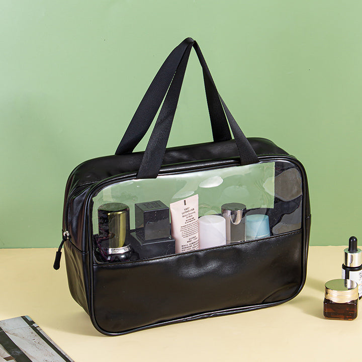 Cosmetic bag with transparent compartments Stornfield
