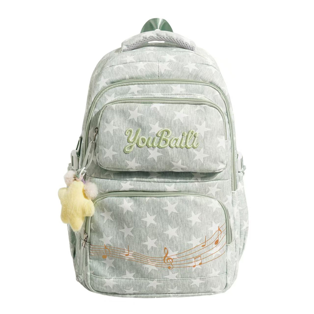 Multi-Functional Star-Embellished Backpack Stornfield