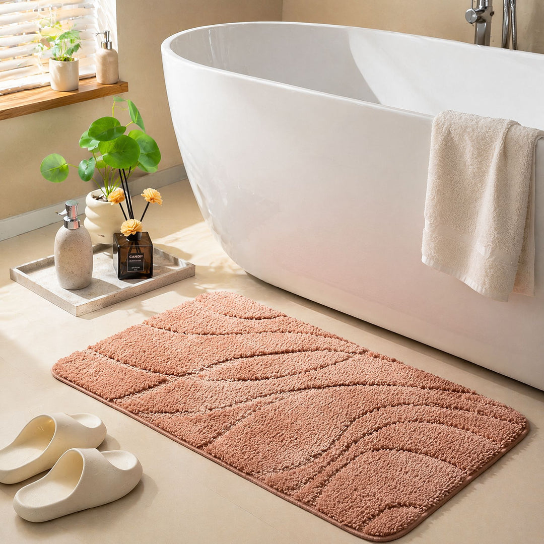 Luxurious Textured Bath Mat Stornfield