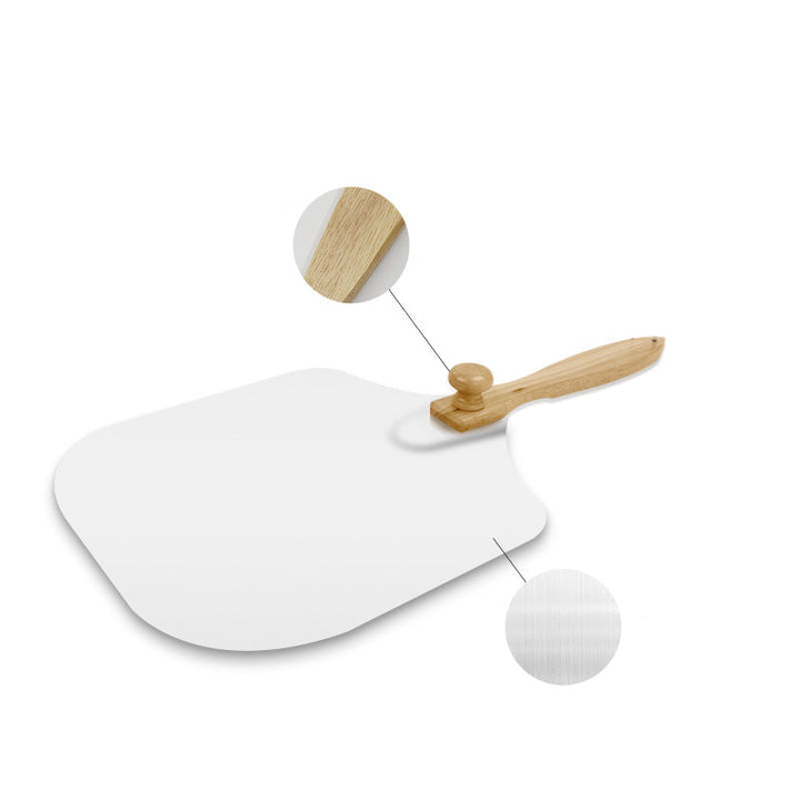 heavy duty bamboo handle pizza peel with anodized aluminum paddle Stornfield