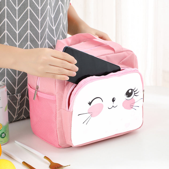 Playful Animal-Themed Insulated Lunch Bag Stornfield