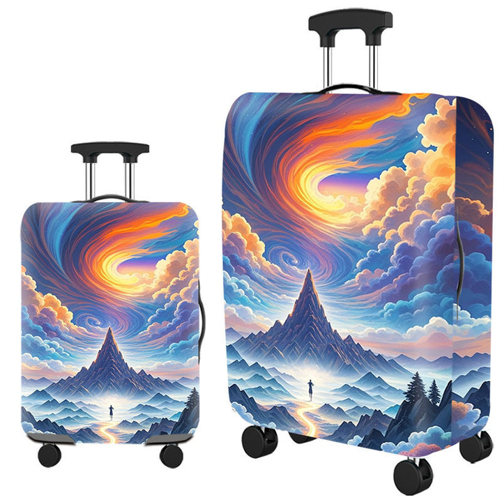 Tropical Leaf Print Hard Shell Luggage Stornfield